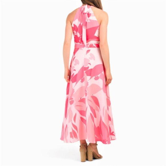 Tahari Dresses Nwt Tahari By Asl Mock Neck Halter Dress Poshmark